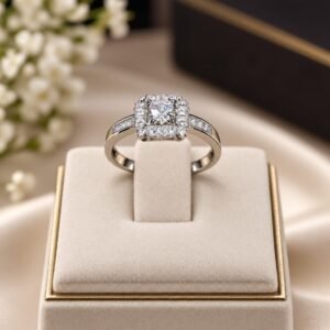 Eternal Crystal Ring – Elegant Sparkling Crystal Statement Ring for Women