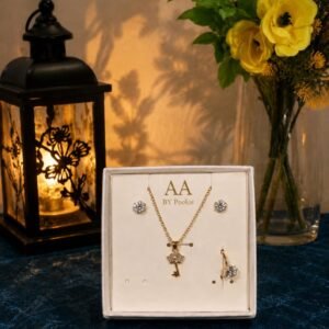 Celestial Cross Elegance Jewelry Set – Elegant Cross Pendant Jewelry Set for Women